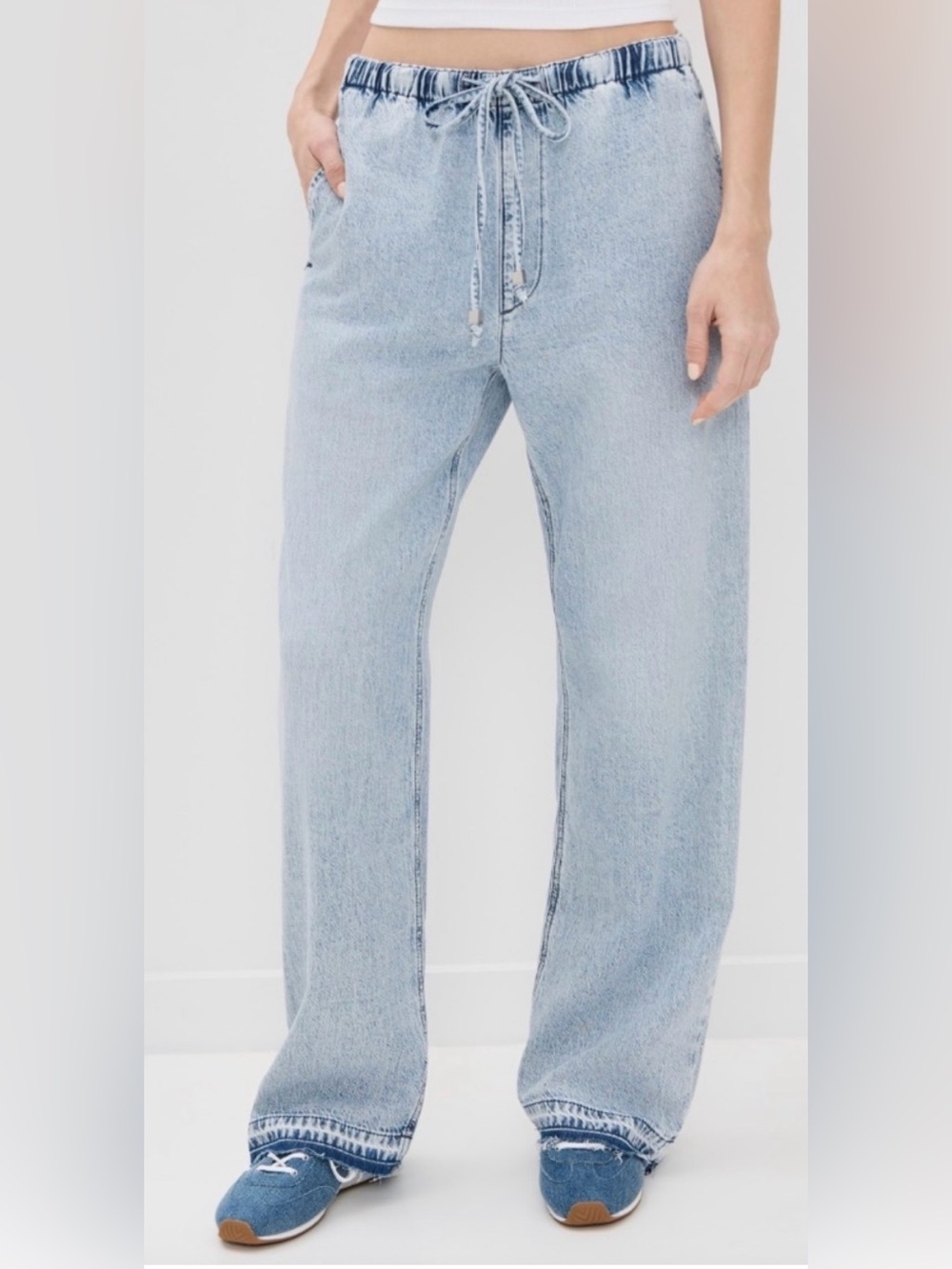 rag & bone Light Blue Lori beach pants- wentworth